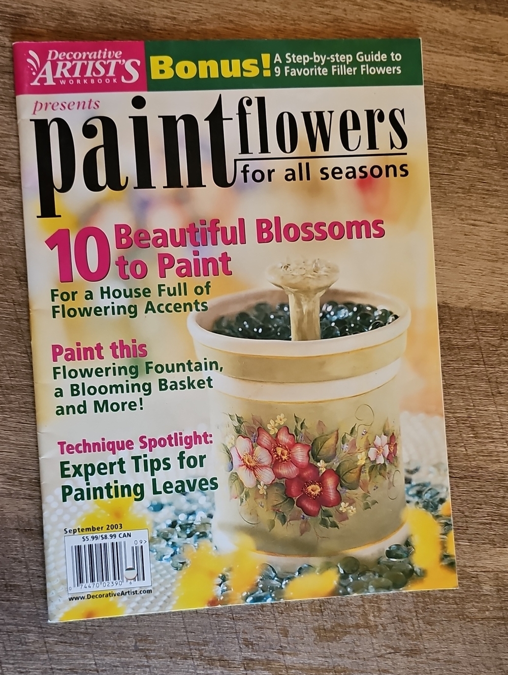 Paint Flowers for All Seasons Magazine - 10 Beautiful Blossoms Paint Guide